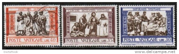 VATICAN   Scott #  284-91  VF USED - Used Stamps