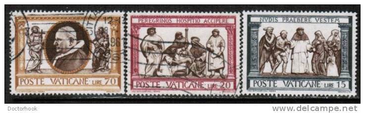 VATICAN   Scott #  284-91  VF USED - Usati