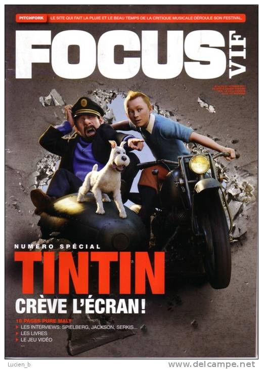 Focus  :   HERGE, SPIELBERG, TINTIN - Autre Magazines