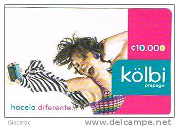 COSTA RICA - KOLBI (GSM RECHARGE) - GIRL    - USED  -  RIF. 526 - Costa Rica