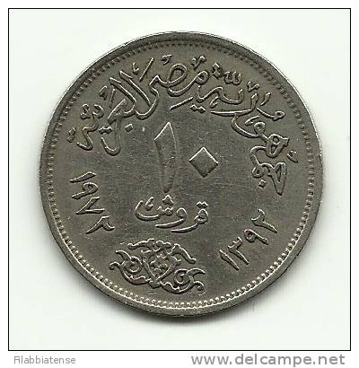 1972 - Egitto 10 Piastre, - Egypte