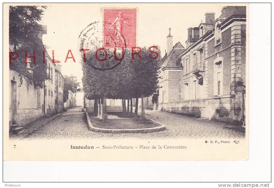 ISSOUDUN  /  SOUS-PREFECTURE - PLACE DE LA CONVENTION   1906 - Issoudun