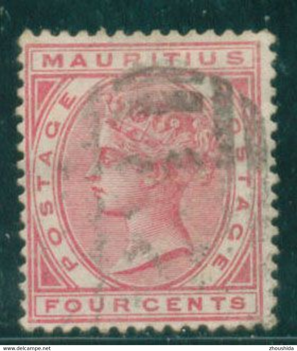 Maurice (Mauritius)  Vicotoria  4 Cents In Rose - Maurice (1968-...)