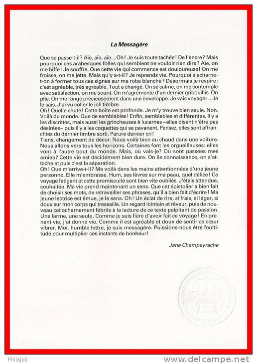 1997 : NOTICE OFFICIELLE " LE VOYAGE D'UNE LETTRE  " N° YT 3060 à 3065  + Prix Dégressif. - Bandes Dessinées