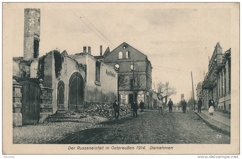 ALLEMAGNE -  DARKEHMEN - Der Russeneinfall In Ostpreussen 1914 - Ostpreussen