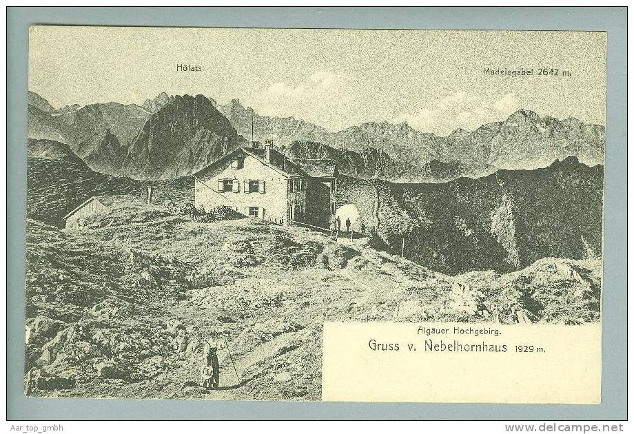 DE Bay Oberstdorf Nebelhornhaus 1904 Ungebraucht Foto J.Heimhuber - Oberstaufen