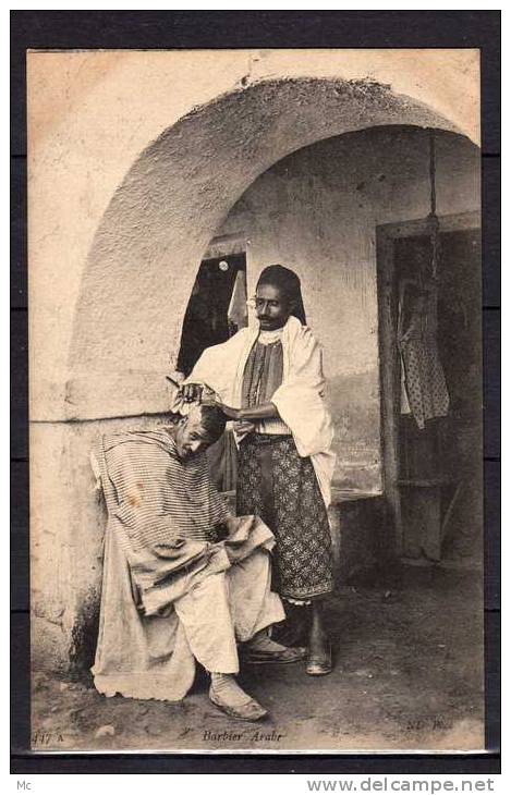 Algérie - Barbier Arabe - Profesiones