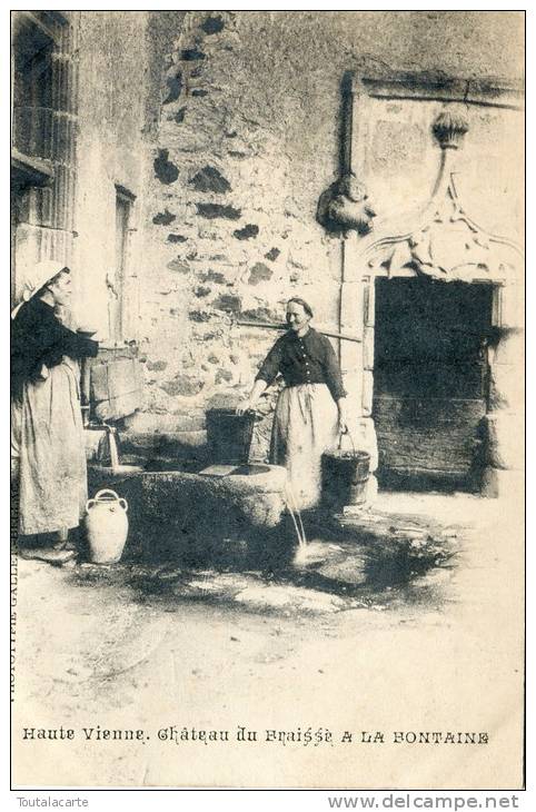 CPA 87 CHATEAU DU FRAISSE A LA FONTAINE Peu Frèquente - Meziere Sur Issoire