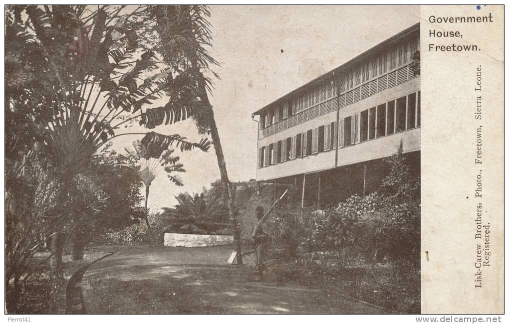 AFRIQUE - SIERRA LEONE - Government House FREETOWN - Sierra Leone