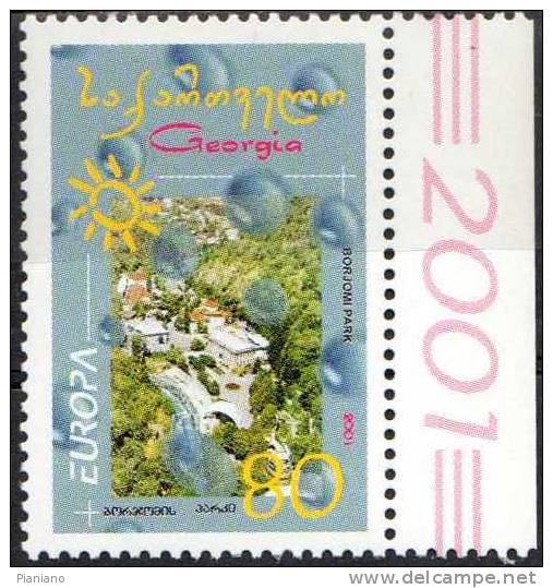 PIA  -  GEORGIE  -  2001  : EUROPA      (UN  372-73 ) - Georgia