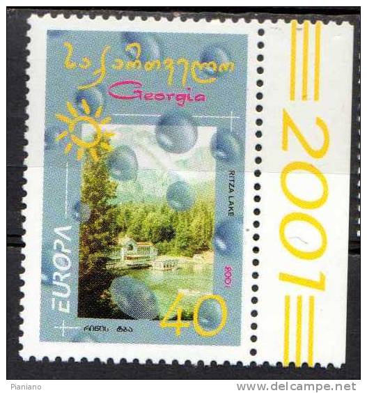 PIA  -  GEORGIE  -  2001  : EUROPA      (UN  372-73 ) - Georgia