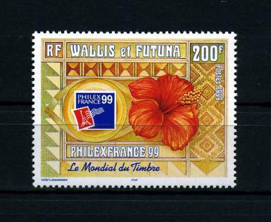 WALLIS FUTUNA 1999 N° 530** Neuf = MNH Superbe Philexfrance 99 Fleurs Flowers Logo - Ongebruikt