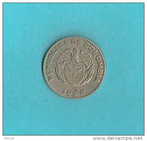 COLOMBIA  10 CENTAVOS 1962 - Colombia