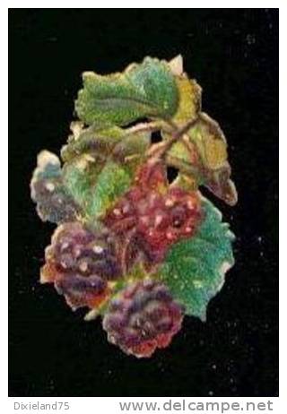 Découpi Gaufré Chromo Fleur Myrtille 2,5 X 3,5 - Bloemen