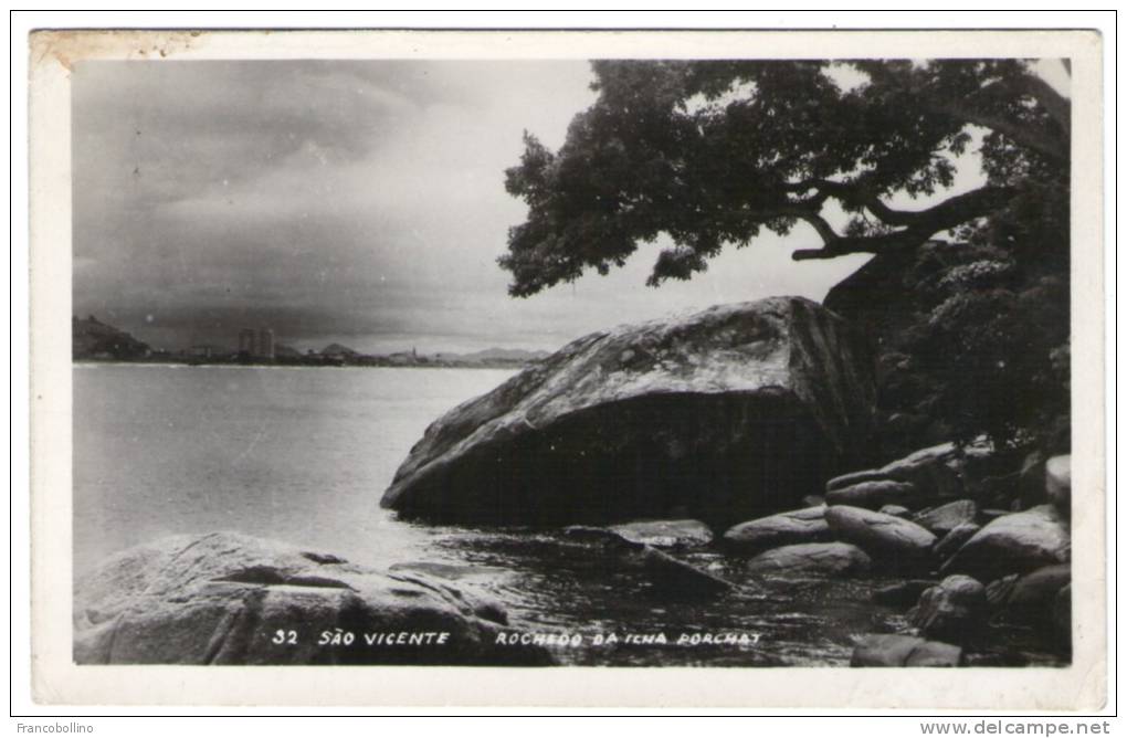 BRESIL/BRAZIL - SAO VICENTE / SANTOS - ROCHEDO DA ILHA PORCHAT - Altri & Non Classificati