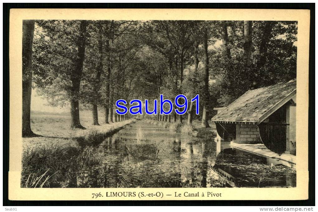 Limours -  Le Canal à Pivot  - Lavoir   - Réf : 21224 - Limours