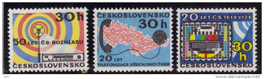 Tchécoslovaquie 1973 N°Y.T. ;  1986 à 1988** - Unused Stamps