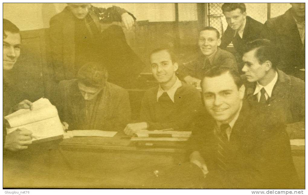 75-CARTE PHOTO ECOLE BREGUET 1943 ANIMEE - Enseignement, Ecoles Et Universités