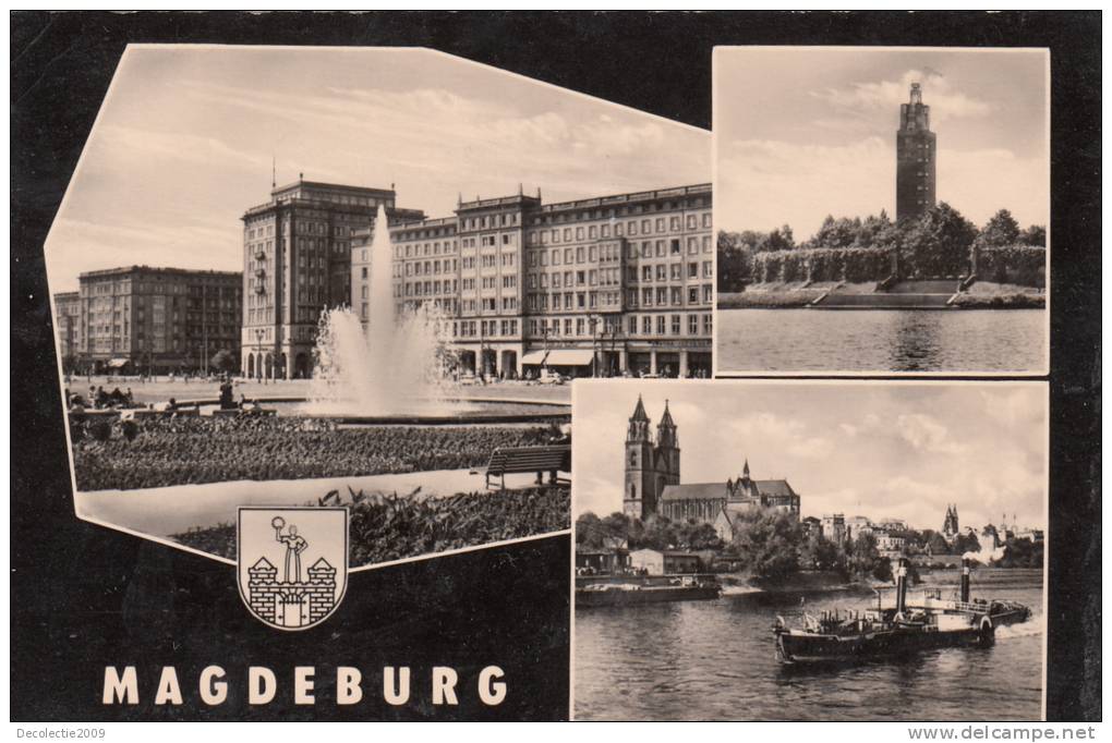 B38927 Magdeburg Multiviews Used Perfect  Shape - Magdeburg