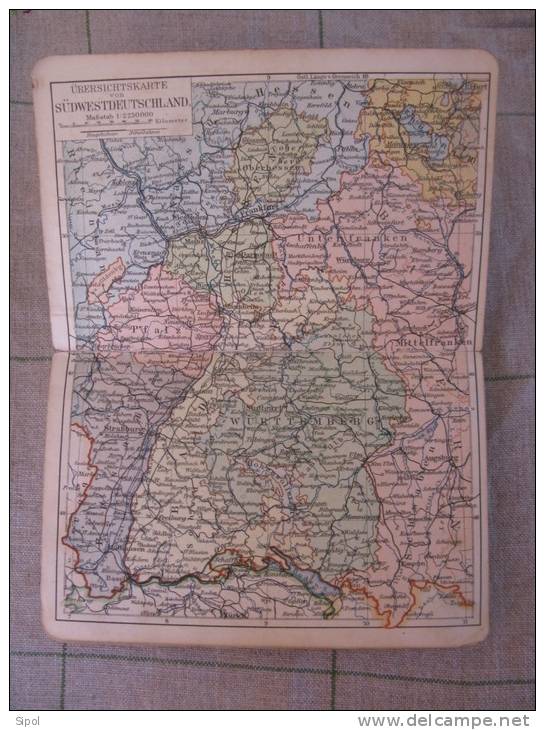 Schwarzwald  Meyers Reisebücher - Odenwald, Bergstrasse, Heidelberg Und Strasbourg 1902 - Baden-Württemberg