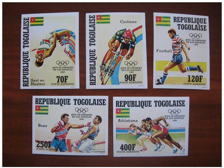 Togo   MNH 1984  No Imperf - Summer 1984: Los Angeles