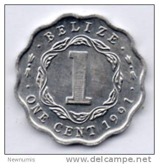 BELIZE 1 CENT 1991 - Belize