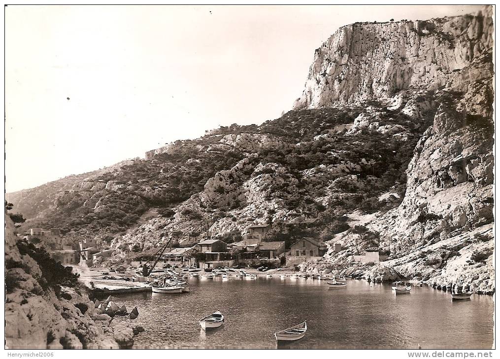 Bouches Du Rhone -  La Calanque De Morgiou En 1957, Ed Photo Labo Sud Est De Marseille - Ohne Zuordnung