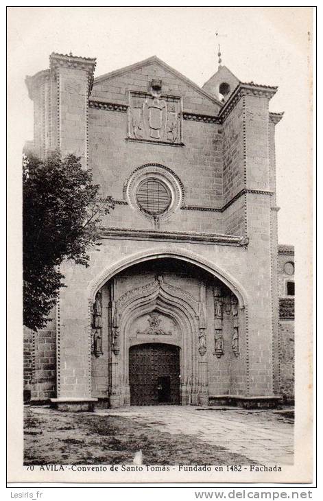 CPA - AVILA - 70 - CONVENTO DE SANTO TOMAS - FACHADA -  L. ROISIN - Ávila