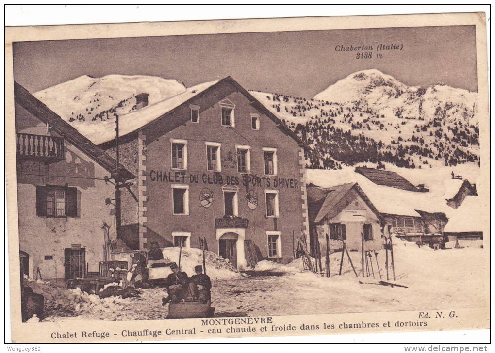 05 MONTGENEVRE - Chalet Refuge -eau Chaude Et Froide Dans Les Chambres Et Les Dortoirs - Autres & Non Classés