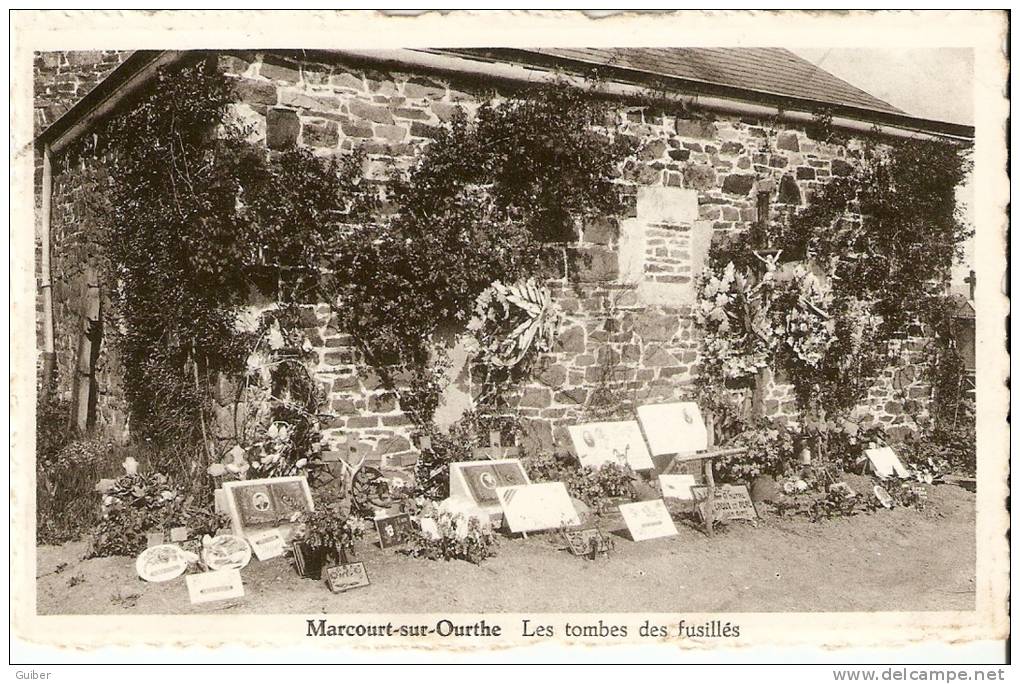Marcourt Sur Ourthe Les Tombes Des Fusillés - Rendeux