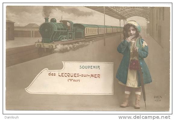 83 // LES LECQUES SUR MER,  Souvenir , Train,  REX 4302 - Les Lecques