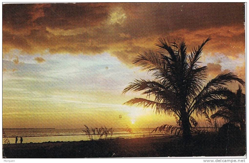 1153. Postal CAPTIVA (Florida) 1968. Tropical Island - Brieven En Documenten