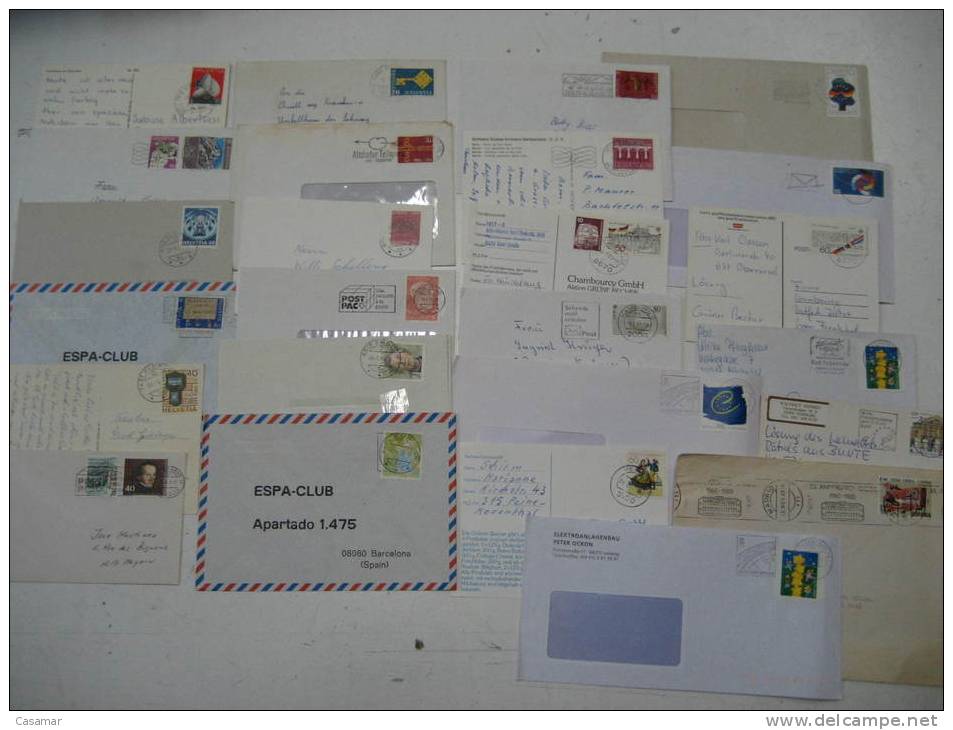 EUROPA Europe 100 Postal History Different Items SPECIAL OFFER : NO POSTAGE MAIL FREE COSTS !!!!!!!!!!!! Collection Lot - Sammlungen (im Alben)