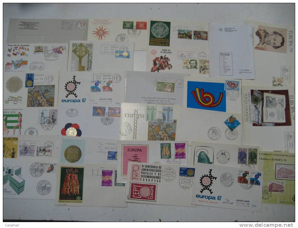 EUROPA Europe 100 Postal History Different Items SPECIAL OFFER : NO POSTAGE MAIL FREE COSTS !!!!!!!!!!!! Collection Lot - Collections (with Albums)