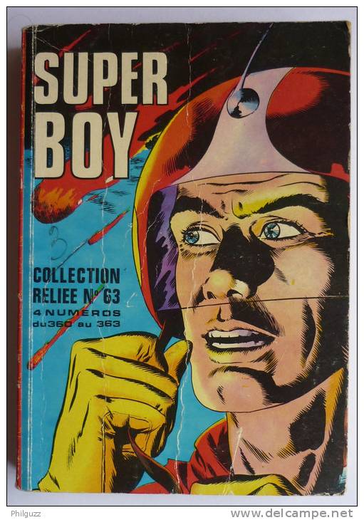 PETIT FORMAT SUPER BOY Recueil / Album 63 (360 - 361 - 362 - 363 ) IMPERIA - Superboy