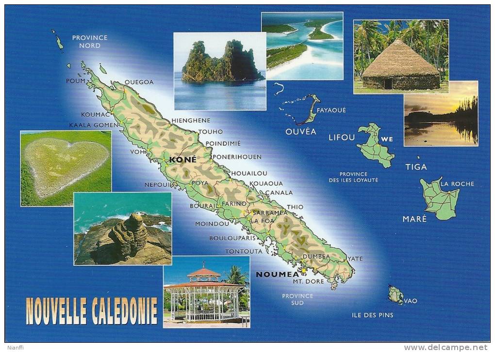 Nouvelle Calédonie - Les îles. - Nieuw-Caledonië