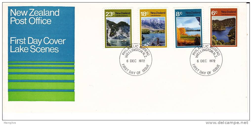 1972 Lake Scenes FDC - FDC