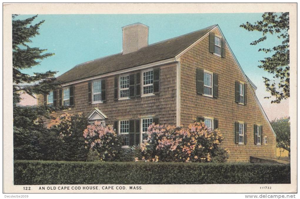 B41441 An Old Cape Cod House Cape Cod Mass  Used Perfect  Shape - Cape Cod