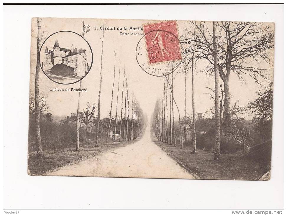 CIRCUIT DE LA SARTHE 1906 , Entre  ARDENAY Et BOULOIRE - Le Mans