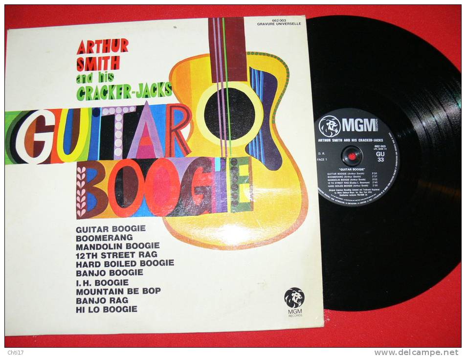 ARTHUR SMITH AND HIS CRACKER JACKS  GUITAR BOOGIE  1975  EDIT MGM - Country Et Folk