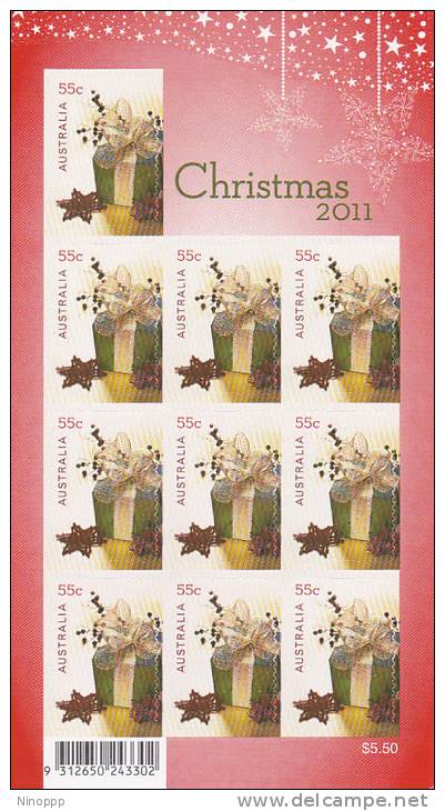 Australia-2011 Christmas  Sheetlet MNH - Fogli Completi