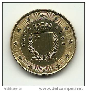 2008 - Malta 20 Centesimi       ------ - Malta