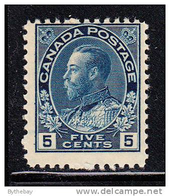 Canada Scott #111 MNH 5c George V - Admiral Issue - Ungebraucht