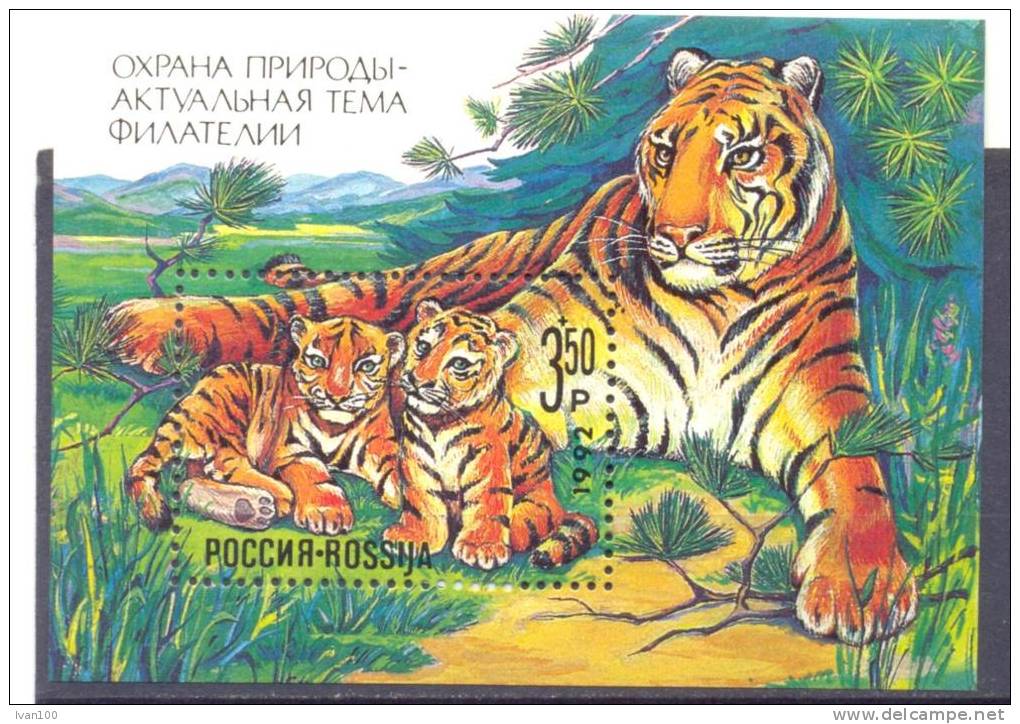 1992. Russia, Protect Of Nature, S/s, Mint/** - Blocchi & Fogli