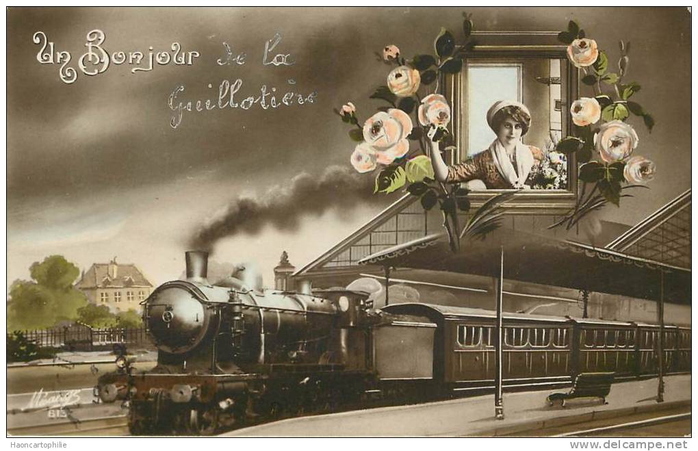 Lyon Guillotiere : Un Bonjour De , Gare , Train - Lyon 7