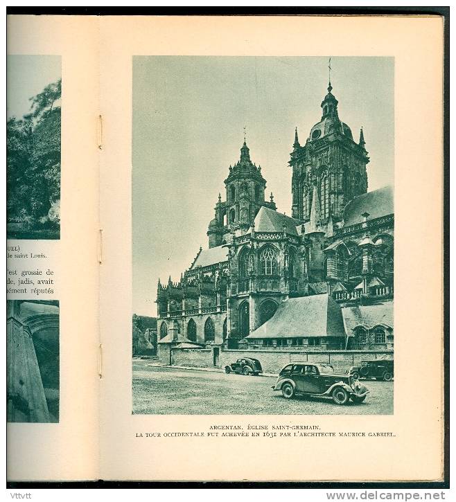 EN NORMANDIE (1937), De La Dives Au Mont-Saint-Michel De René Herval, 184 Pages, 194 Héliogravures, Carte, Artaud Edit. - Normandië