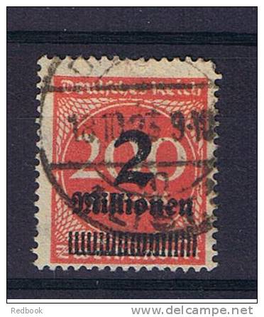 RB 799 - Germany 1923 - 2M On 200 Mark Red SG 302 - Used Stamp - Used Stamps