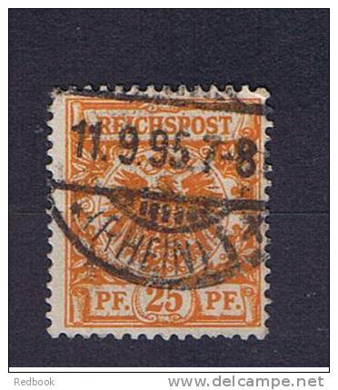 RB 799 - Germany 1889 - 25pf Yellow Orange  SG 50 Or 50b - Fine Used Stamp - Used Stamps