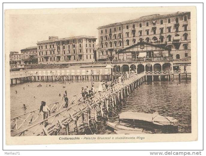 1152 LAZIO CIVITAVECCHIA VIAGGIATA NEL 1941  - FORMATO GRANDE - Civitavecchia