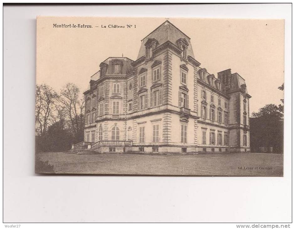 CPA MONTFORT LE GESNOIS , Montfort Le Rotrou, Le Chateau N°1 - Montfort Le Gesnois